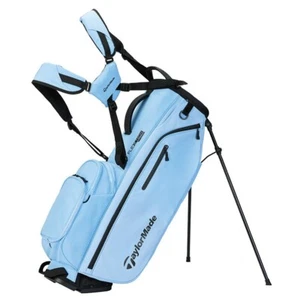 TaylorMade TM25 FlexTech Crossover Golf Stand Bag NEW Lite Blue 14-Way - Picture 1 of 4