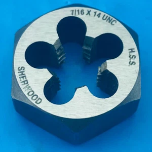 Sherwood 7/16 x 14 UNC HSS Die Nut - Picture 1 of 1