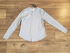 Girls Blue T-Shirt 13-14 Abercrombie Kids Youth Long Sleeve Tee Top - Picture 1 of 6