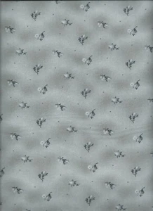 "Nocturne", Buds on Gray, Maywood Studio, Quilt Fabric BTY - Picture 1 of 1