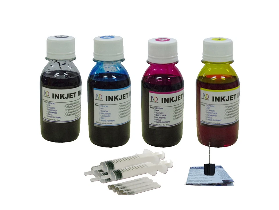 Refill ink for Lexmark 17 27 X1100 X1150 X1185 X1240 X1270 X2250 X75 4x100ml - Image 1 of 1
