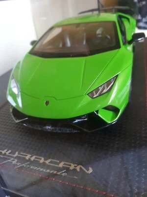 Lamborghini Huracan Performante Green Met Mr 1/18 Limited Edition - Immagine 1 di 4
