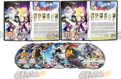 DATE A LIVE (SEASON 1-5) - ANIME TV DVD (1-58 EPS+2 OVA+3 MOVIES) SHIP FROM US - Image 1 of 4