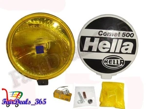 Hella Comet 500 Yellow 12v H3 Fog Lamp for Jeep, Trucks, 4x4, SUV - Picture 1 of 4