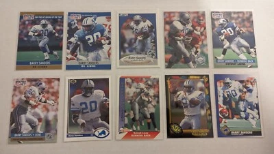 Barry Sanders Cards Lot (20) - All Different 1990-2001 - Detroit Lions - BSLot#6 - Image 1 of 4