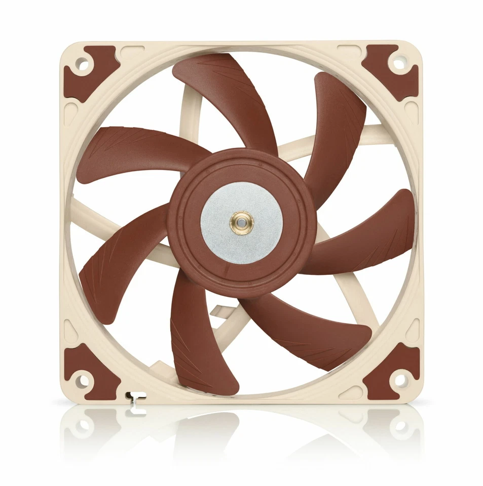 Noctua NF-A12x15 PWM 4-Pin 120mm Premium Quiet Slim Fan - Brown
