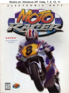 Moto Racer PC Game 1997 Electronic Arts Windows 10 11 - Picture 1 of 2
