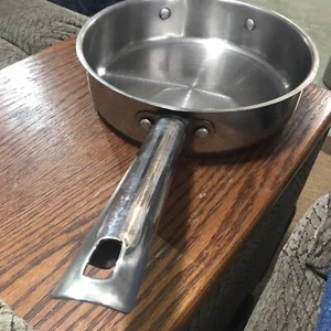 Wolfgang Puck Cookware 10" Chicken Fryer 18-10 Stainless Steel Skillet Pan - Picture 1 of 6