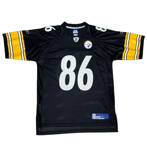 Vintage Hines Ward #86 Pittsburgh Steelers Reebok NFL Football Jersey Men L Cover