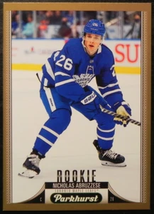 2022-23 22/23 Parkhurst ROOKIE SP BRONZE #301 Nicholas Abruzzese Maple Leafs - Picture 1 of 2