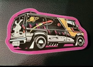 Pegatina del mes ""Space Van"" septiembre 2022 Dutch Bros café - Imagen 1 de 1