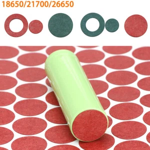 18650 21700 26650 Battery Insulation Gasket Adhesive Barley Paper Cardboard NEW - Picture 1 of 15