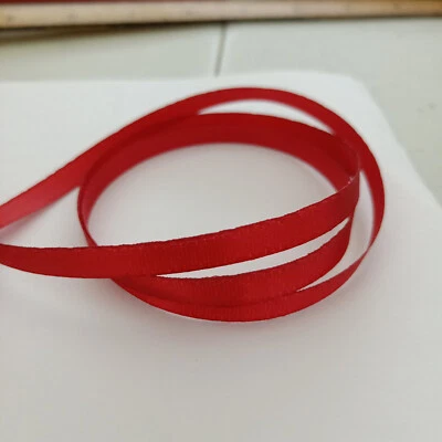 6mm Light Burgundy Wine Red Satin Ribbon 2M Scrapbook Hair AUS Free Postage - image 1 of 4