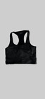 $ 66 Beyond Yoga Damen schwarz Leder Viper erste Klasse kurz geschnitten Oberteil Größe XSmall