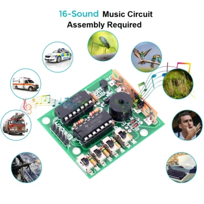 16 Tone Analog sound effects Music Melody Electronic Module DIY Kit Pi Arduino - Image 1 of 4