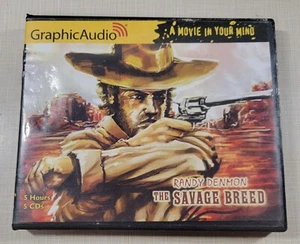 Graphicaudio Book The Savage Breed By Randy Denmon 5 CD's 5 Hours Gun Fighter. - Imagen 1 de 6
