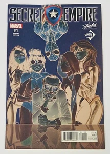 Marvel Secret Empire #1 Spider-Man Stan Lee Campbell Negativo Conque 2017 MCU - Imagen 1 de 2