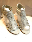 White Women Lady Rhinestone Mila Lady Shoes 3" Heel