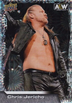 Chris Jericho 2022 AEW Pro Wrestling Trading Card Upper Deck #1 Parallel - Image 1 of 3