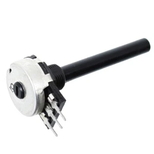 Dreh-Potentiometer 1 MOhm Mono linear 0,4W 6mm-Steckachse - Bild 1 von 1