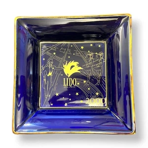 LIMOGES France ARTORIA LIDO PARIS 2000 Square Dish Blue - Picture 1 of 10