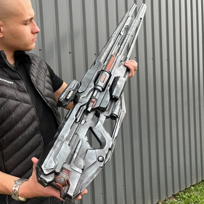 Réplica de pistola de halo de rifle binario Z-750 impresa en 3D - no oficial Foto 1 de 4