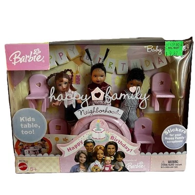 Barbie Happy Family Neighborhood 2003 vintage - conjunto de cumpleaños Foto 1 de 4