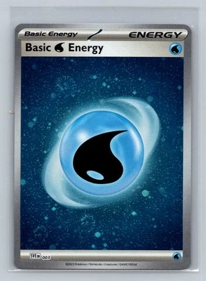 SV01: Scarlet & Violet Base Set #003 Basic Water Energy (Cosmos Holo) - Image 1 of 2