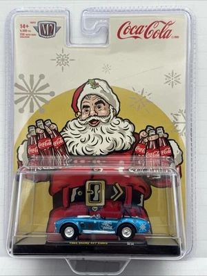 M2 Machines 2025 Coca Cola Christmas Blue 1965 Shelby 427 Cobra - Image 1 of 4