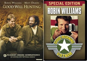 Good Morning Vietnam & Good Will Hunting Robin Williams 2 DVD Set Widescreen - Picture 1 of 3