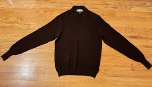 Hugh Hefner Personally Owned & Worn Gino Paoli Brown Mock Turtleneck Sweater - Picture 1 of 9