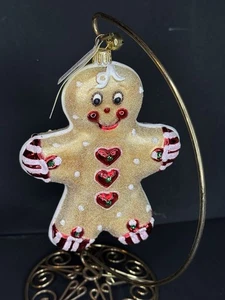 Jinglenog Adorno de Vidrio Snap Pan de Jengibre Hombre - Imagen 1 de 6