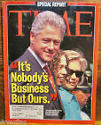 VINTAGE TIME Magazine Aug August 31 1998 FINE Clinton/Carlson/Krauthmmer/Duffy