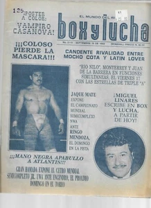 BOXYLUCHA MEXICAN BOXING AND WRESTLING MAGAZINE SEPTEMBRE 10 DE 1993 - Picture 1 of 4