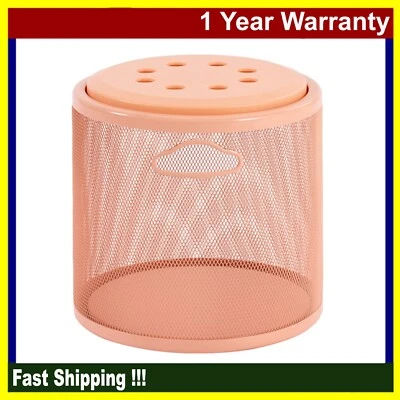 Large Button Stool with Cloud Shape handle Home Furniture Decor Toys Storage - Image 1 of 4