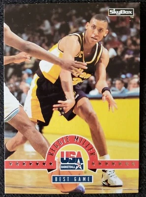 1992 Reggie Miller Team USA Barcelona Summer Olympics Skybox Best Game Card #75 - Imagem 1 de 4