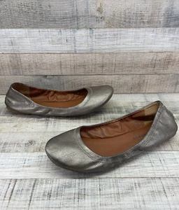 Lucky Brand bronzefarben schimmernde Leder-Ballerinas Damengröße 9 M - Bild 1 von 8