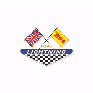 British BSA UK LIGHTNING 650 moto moto calcomanía pegatina - Imagen 1 de 1