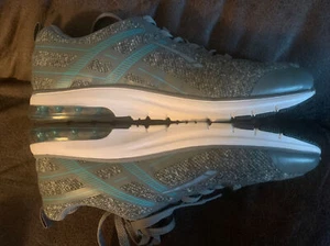 LA Gear Ultra Foam Women's size 9 Gray Turquoise Athletic Running Shoes Comfort - Picture 1 of 9