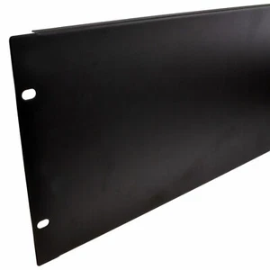 4U Blanking Plate for Comms Data Cabinet Rack 19 Inch Black - Zdjęcie 1 z 3