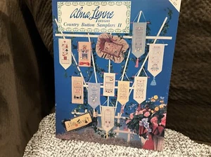 1994 Alma Lynne Designs Country Button Samplers II Cross Stitch Pattern Leaflet - Picture 1 of 2