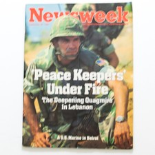 Vintage Newsweek magazine September 26 1983 Lebanon US Marine cover