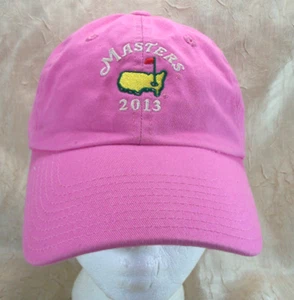 Masters Golf 2013 Ladies Pink Adjustable Hat Cap American Needle Preowned - Picture 1 of 11