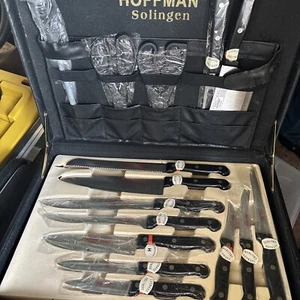 HOFFMAN Solingen Profiline Knife Set 15 Pc (BX40) New Damaged Case - Picture 1 of 8