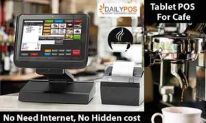 Tablet Touch Point of Sale POS Restaurant Cafe Fish Chips Pizza Juice Bar - Picture 1 of 14