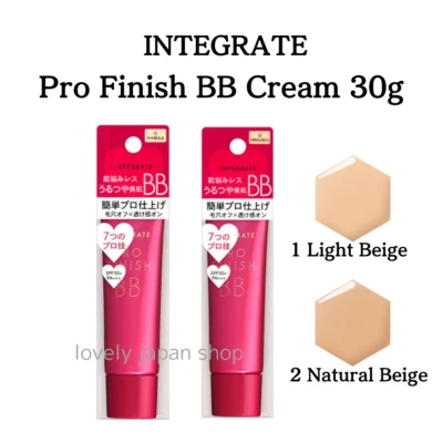 [Set of 2] SHISEIDO INTEGRATE Pro Finish BB Cream 30g SPF50+ PA+++ - Image 1 of 4