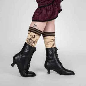 Antique Medical Bones Unisex M/L Size 6-13 Crew Sock Foot Clothes Fashion New - Picture 1 of 5