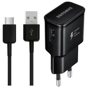 SAMSUNG CARICABATTERIE FAST CHARGER TYPE C PER GALAXY A32 5G A13 M52 A72 A52 5G - Foto 1 di 3