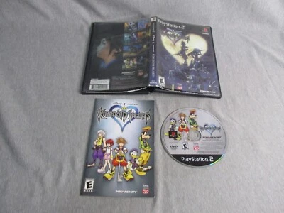 Kingdom Hearts Sony PlayStation 2, 2002  Case-Game-Manual - Image 1 of 2