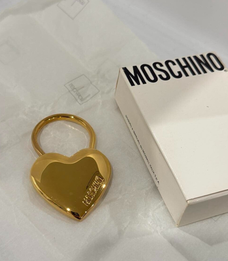【関税&送料込】Moschino Leather Keychain マルチカラー Moschino(モスキーノ) キーホルダー・キーリング